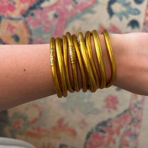 BuDhaGirl Gold All Weather Bangles (MD)
